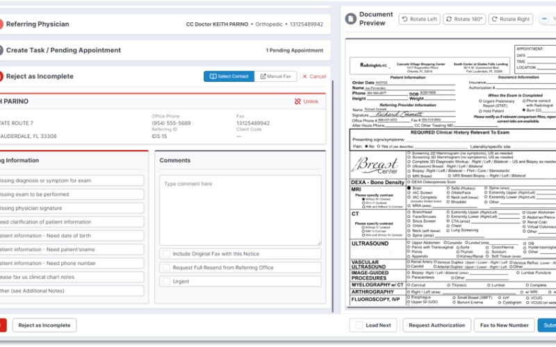 Referral Portal for Physicians