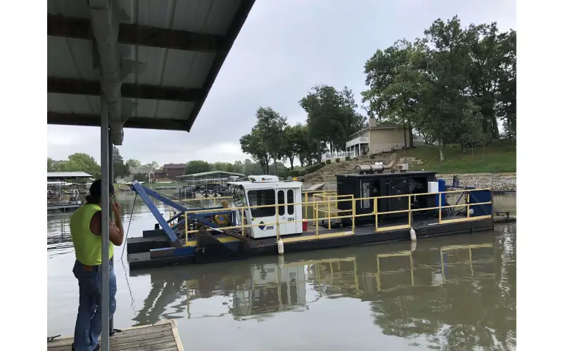 Lake Dredge Improves Navigation and Boating Safety