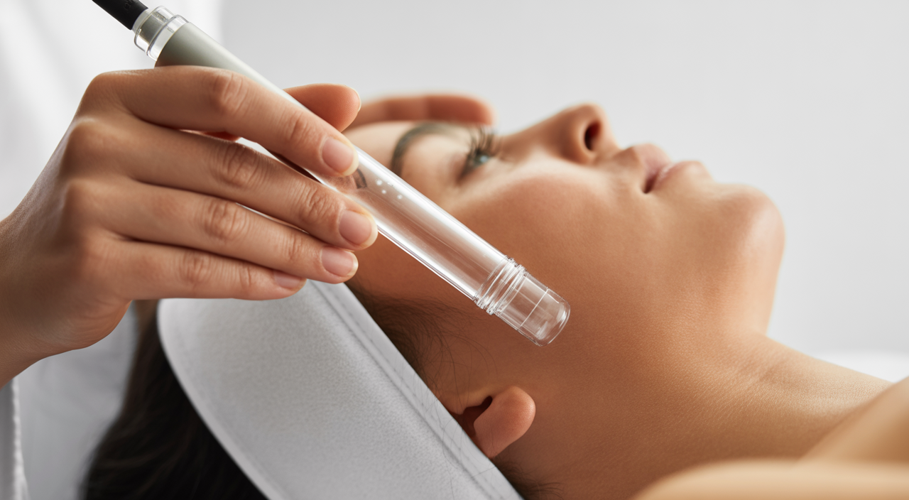Professional facial treatment for glowing skin at Lush Skin, Sacramento.