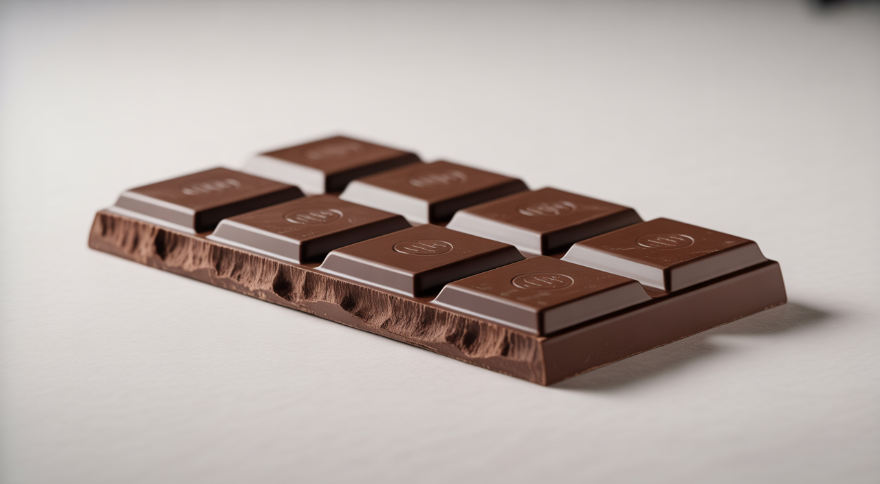 Best chocolate bars arranged in a flat lay showcasing different flavors and textures